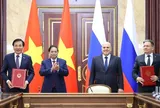 Hai Thủ tướng Việt Nam - Nga chứng kiến Lễ ký kết về hợp tác xây dựng nhà máy điện hạt nhân