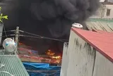 Cháy kho đông lạnh ở Hà Nội, nhiều tài sản bị thiêu rụi