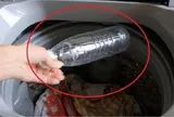 Điều gì xảy ra khi thả 1 chai nhựa rỗng vào máy giặt?