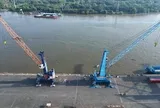 Cận cảnh vị trí xây cầu Thủ Thiêm 4 trước ngày khởi công