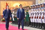 Thủ tướng Lê Minh Hưng chủ trì lễ đón Thủ tướng Thái Lan