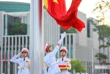 Trang nghiêm Lễ thượng cờ mừng ngày Quốc khánh 2/9
