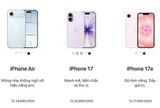 Apple vừa tăng giá iPhone đời cũ: iPhone Air giờ ngang giá bản Pro Max, iPhone 17e tăng lên tận 22 triệu