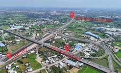 Cận cảnh siêu nút giao nối 3 cao tốc qua TP.HCM trước ngày thông xe kỹ thuật 0