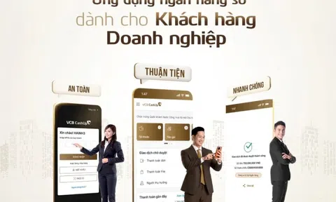 Vietcombank ra mắt VCB CashUp Mobile dành cho khách hàng doanh nghiệp