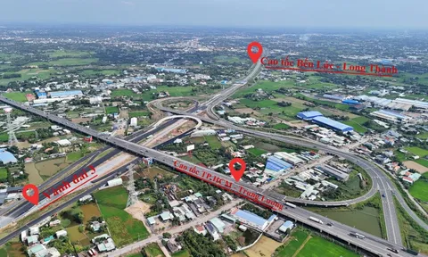 Cận cảnh siêu nút giao nối 3 cao tốc qua TP.HCM trước ngày thông xe kỹ thuật 0