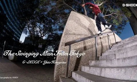 Casio công bố hợp tác đại sứ thương hiệu với vận động viên trượt ván chuyên nghiệp Yuto Horigome