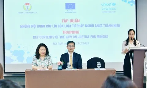 Hội Luật gia Việt Nam thúc đẩy tiếp cận nhân văn của Luật Tư pháp người chưa thành niên