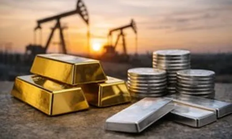Tối nay giá dầu tăng mạnh, vàng bạc lại ‘rơi không thương tiếc’