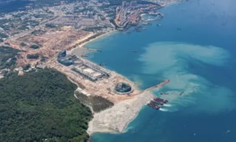 Diện mạo Trung tâm Hội nghị APEC ở Phú Quốc dần lộ diện sau 10 tháng thi công