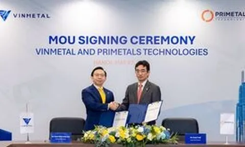 VinMetal hợp tác Primetals phát triển công nghệ sản xuất thép hàng đầu thế giới