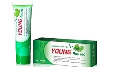 Thu hồi toàn quốc kem bôi da thảo mộc YOUNG RAU MÁ do vi phạm công thức