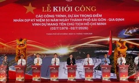 TP.HCM khởi công 8 dự án hơn 253.000 tỷ kỷ niệm 50 năm thành phố mang tên Bác