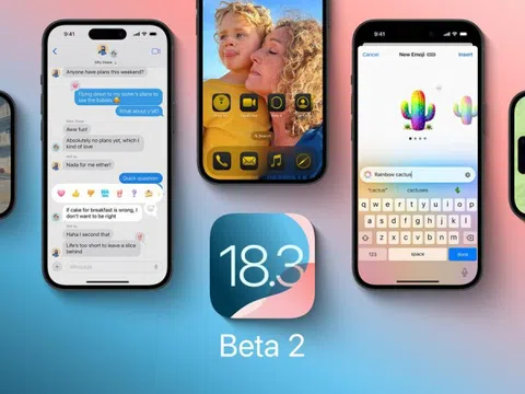 Apple phát hành iOS 18.3 beta 2