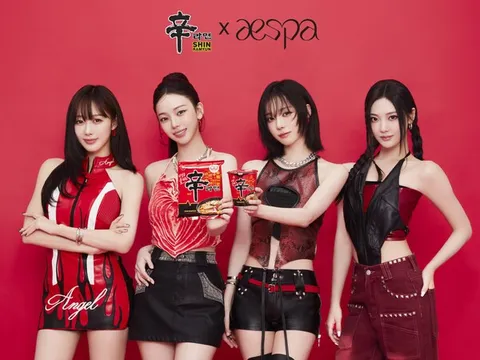 Nongshim ra mắt quảng cáo Shin Ramyun toàn cầu với sự góp mặt của 'aespa'