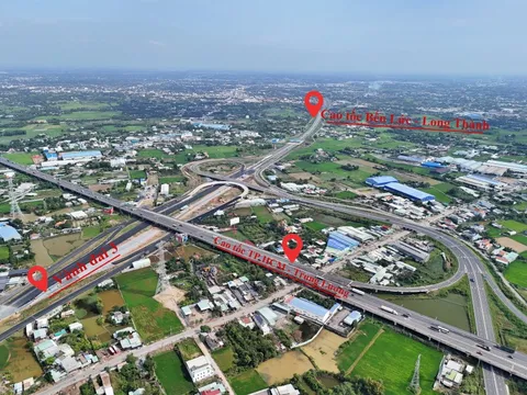 Cận cảnh siêu nút giao nối 3 cao tốc qua TP.HCM trước ngày thông xe kỹ thuật 0