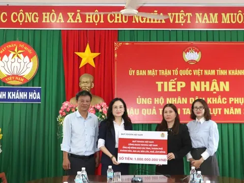 Toyota Việt Nam chung tay cùng bà con 5 tỉnh miền Trung và Tây Nguyên ổn định cuộc sống sau bão lũ