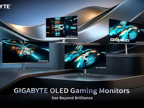 GIGABYTE nâng tầm trải nghiệm OLED với bốn mẫu màn hình mới, tích hợp các cải tiến về hiển thị tại CES 2026
