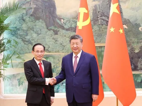 Đặc Phái viên của Tổng Bí thư Tô Lâm hội kiến Tổng Bí thư, Chủ tịch nước Trung Quốc Tập Cận Bình