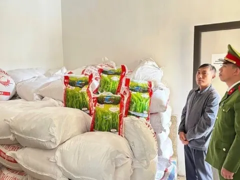 Triệt phá đường dây bán gạo giả nhãn hiệu 'Thơm Lài Sữa'