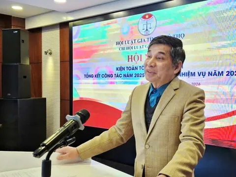 Công bố quyết định thành lập Chi bộ Hội Luật gia tỉnh Phú Thọ