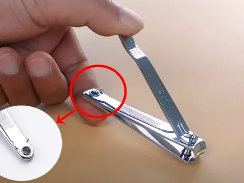 "Lỗ tròn nhỏ" ở dưới đáy bấm móng tay có công năng ẩn, không phải ai cũng biết
