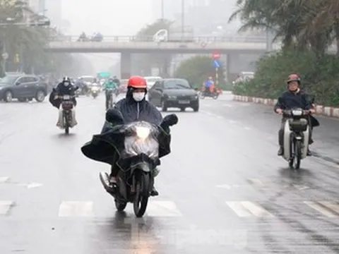 Không khí lạnh tràn về dịp cuối tuần, miền Bắc có mưa phùn và sương mù