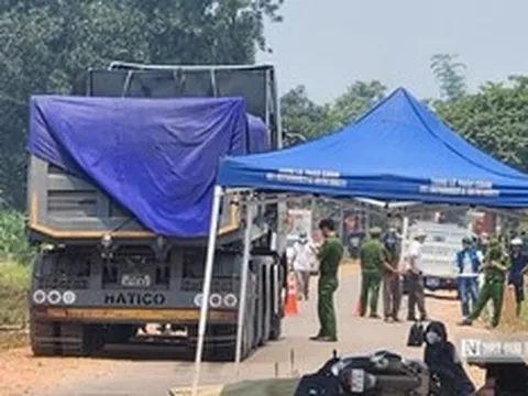 Sau vụ tai nạn khiến cô giáo tử vong, CSGT xử lý hàng loạt xe tải chở đất trên Tỉnh lộ 516