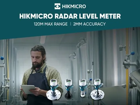 HIKMICRO đẩy mạnh mảng thiết bị đo lường với thiết bị đo mức radar dòng LRG10