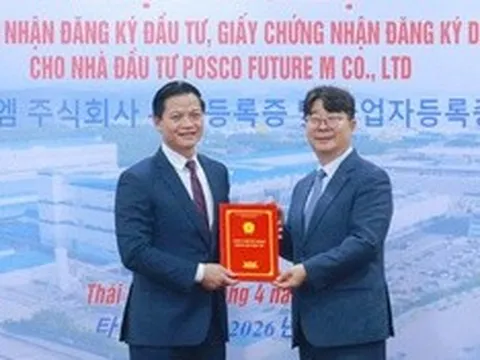 "Gã khổng lồ" công nghiệp Hàn Quốc đầu tư dự án 282 triệu USD tại Thái Nguyên