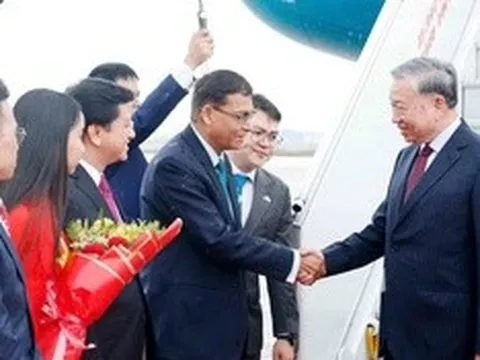 Tổng Bí thư, Chủ tịch nước Tô Lâm bắt đầu chuyến thăm Ấn Độ