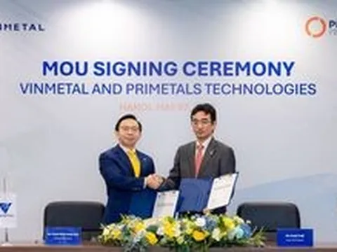 VinMetal hợp tác Primetals phát triển công nghệ sản xuất thép hàng đầu thế giới