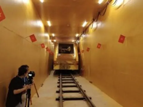 Hoàn thiện hầm metro thử nghiệm dài 70m chỉ trong 2 tuần