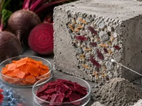 Phát minh một loại vật liệu mới gây bất ngờ cho ngành xây dựng: Bê tông làm từ cà rốt và củ dền, tiết kiệm đến 40kg xi măng/m3