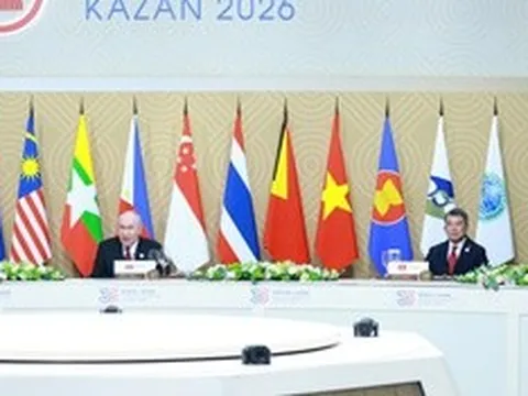 Thủ tướng Lê Minh Hưng dự phiên ăn trưa làm việc tại Hội nghị Cấp cao ASEAN - Nga