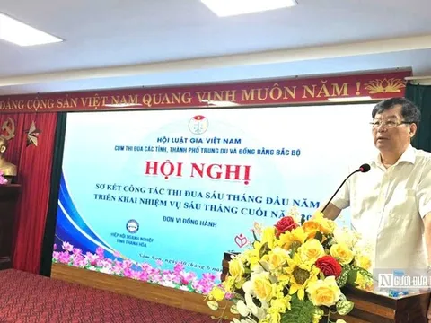Cụm thi đua số 1, Hội Luật gia Việt Nam tổ chức Hội nghị sơ kết công tác 6 tháng năm 2026