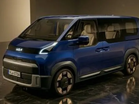 Kia PV7 lộ diện lần đầu: Xe điện cỡ lớn, hứa hẹn chở gia đình thì rộng mà công việc thì thực dụng