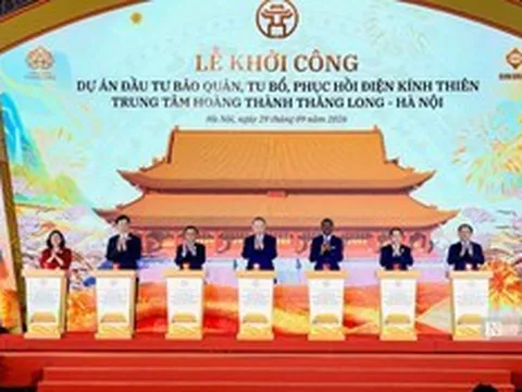 Tổng Bí thư, Chủ tịch nước Tô Lâm dự lễ khởi công phục dựng điện Kính Thiên