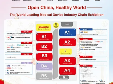 CMEF lần thứ 94, sự kiện hàng đầu thế giới của ngành thiết bị y tế, sẽ khai mạc tại Bắc Kinh từ ngày 21 đến 24 tháng 10