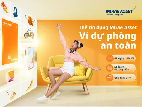 Thẻ tín dụng Mirae Asset ưu tiên trải nghiệm chi tiêu linh hoạt và tích xu đổi tiền