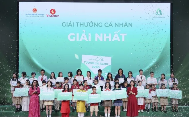 Lộ diện các quán quân giành giải thưởng 2,5 tỷ đồng của cuộc thi “Gửi tương lai Xanh 2050” mùa 2