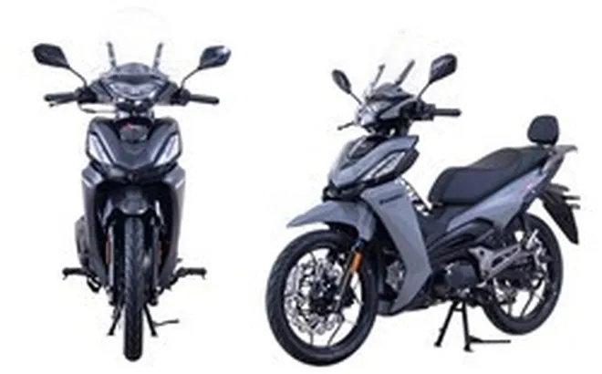 Tân binh xe số 125cc đến từ Hy Lạp sở hữu hàng loạt trang bị độc lạ: Kính chắn gió, tựa lưng tháo rời cùng đĩa phanh khủng 320 mm