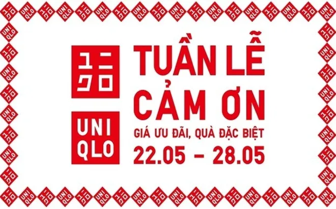 UNIQLO triển khai Tuần Lễ Cảm Ơn tại 31 cửa hàng để tri ân khách hàng Việt Nam