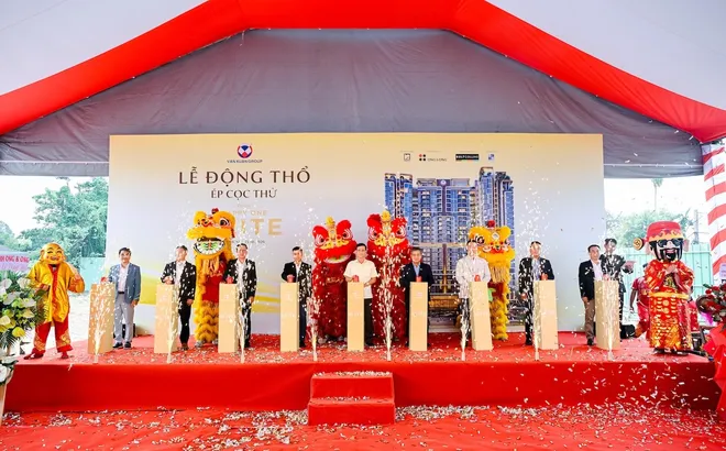 Vạn Xuân Group chính thức động thổ dự án Happy One Elite